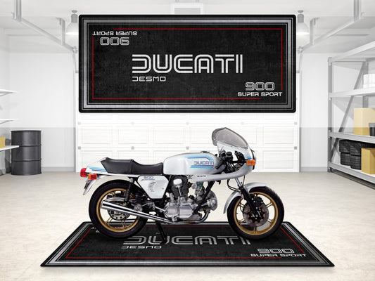 Designed Pit Mat for Ducati 900 SS Super Sport Motorcycle - MM7202