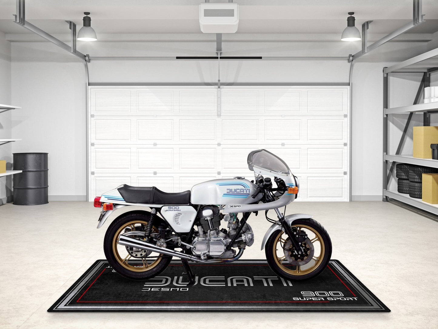 Designed Pit Mat for Ducati 900 SS Super Sport Motorcycle - MM7202