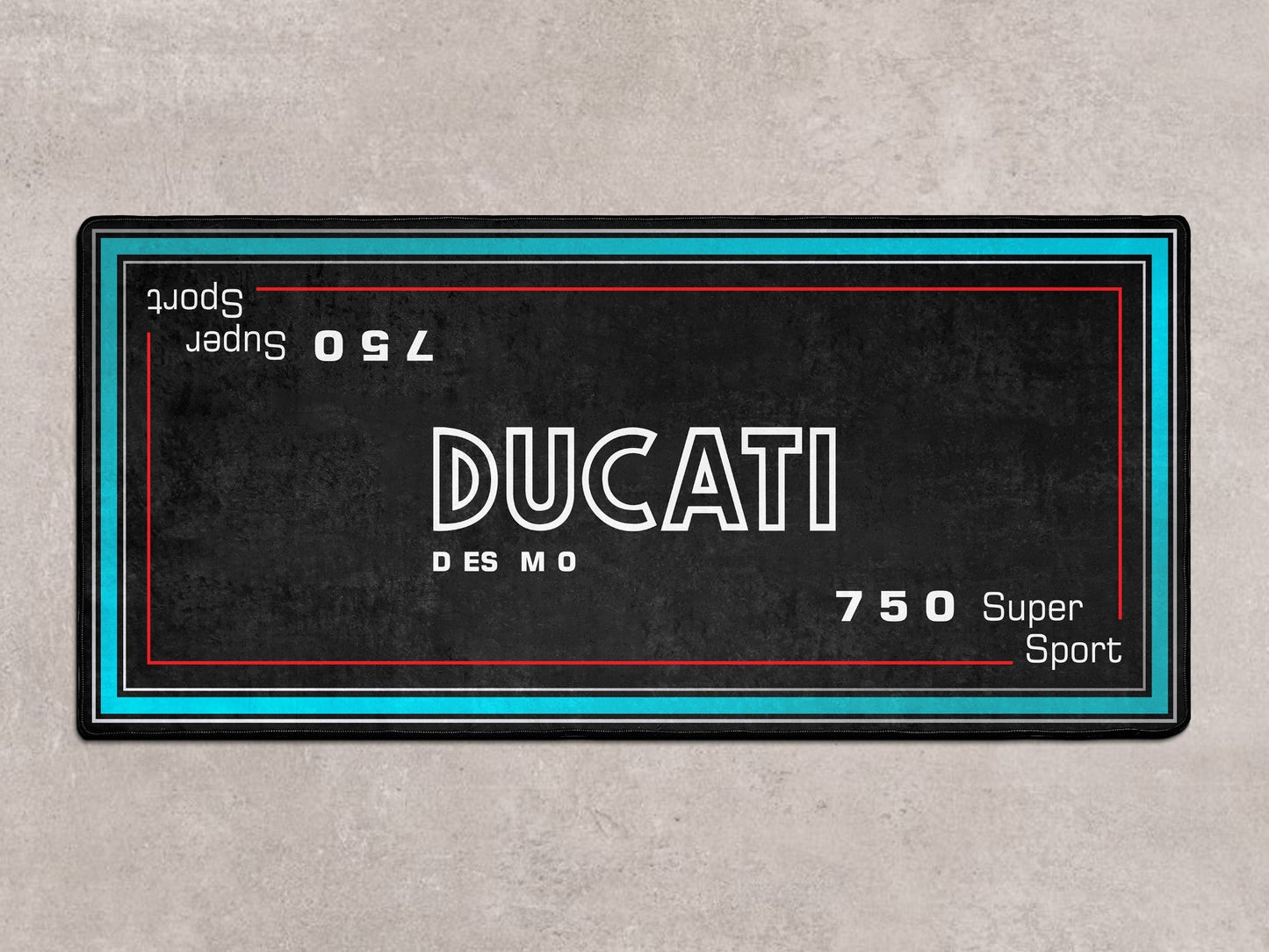 Designed Pit Mat for Ducati Desmo 750 Super Sport Motorcycle - MM7222