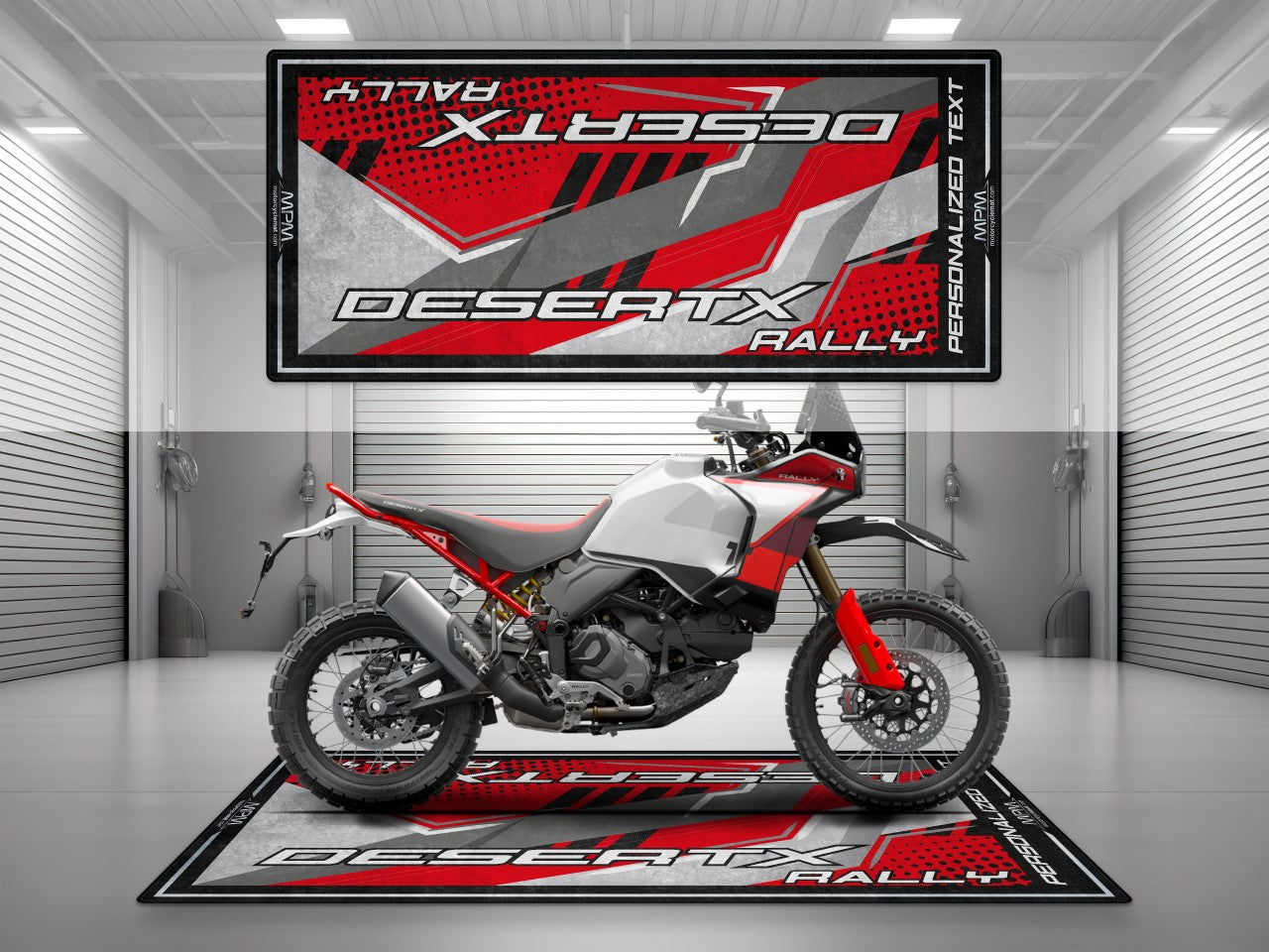 Motorcycle Mat for Ducati DesertX Rally Motorcycle - MM4104