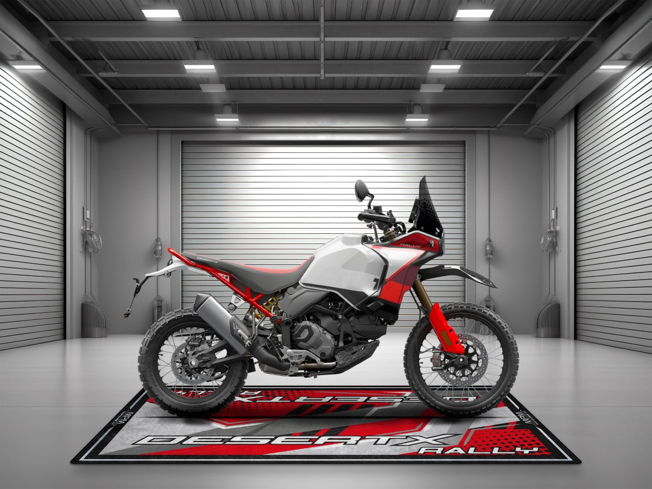 Motorcycle Mat for Ducati DesertX Rally Motorcycle - MM4104