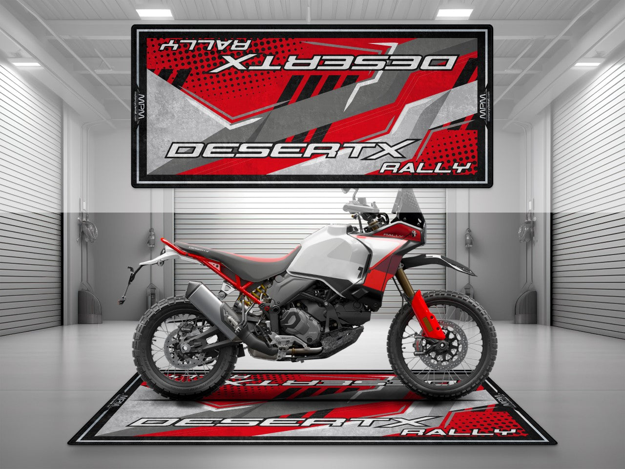 Motorcycle Mat for Ducati DesertX Rally Motorcycle - MM4104