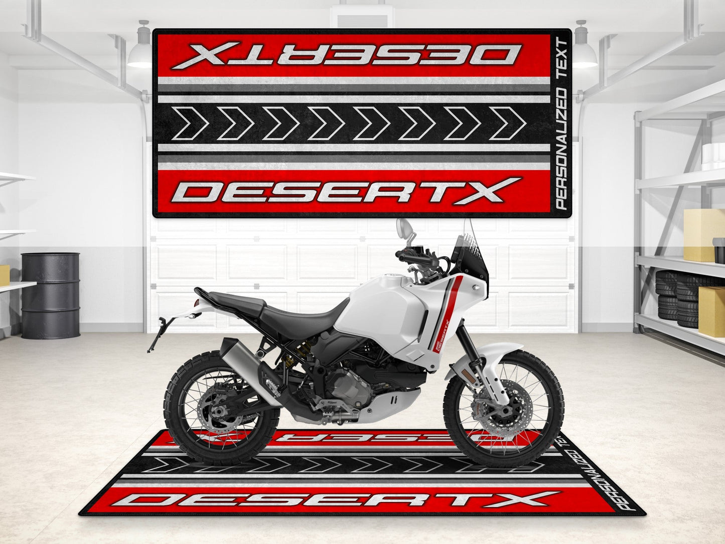 Designed Pit Mat for Ducati DesertX Motorcycle - MM7168