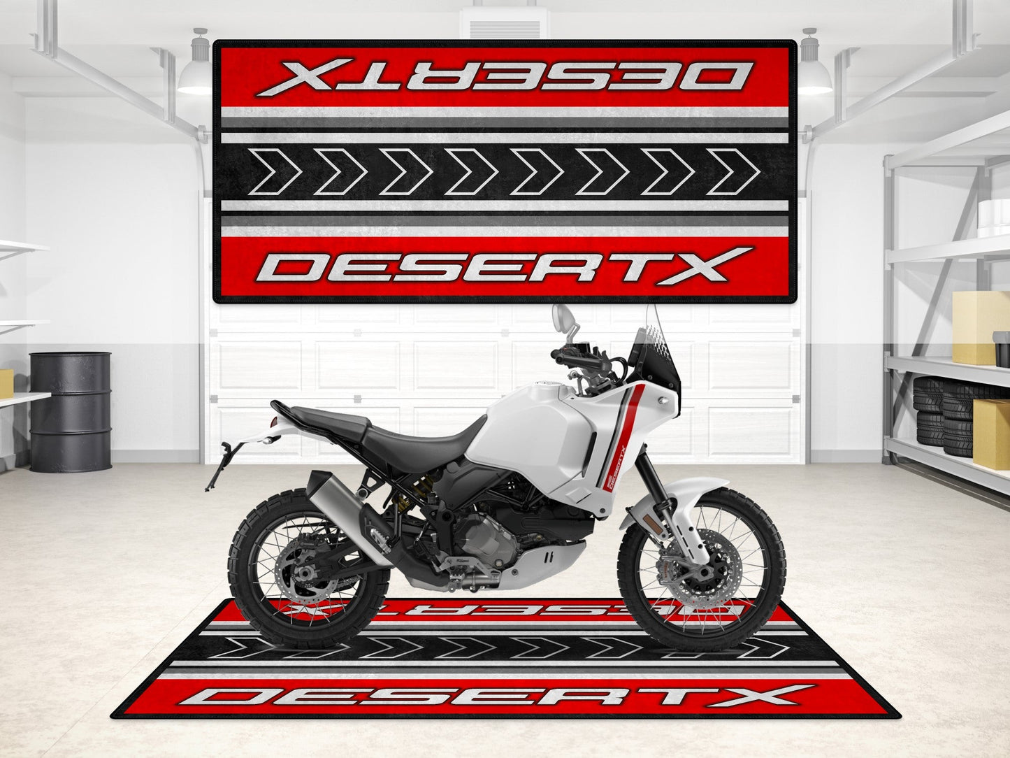 Designed Pit Mat for Ducati DesertX Motorcycle - MM7168
