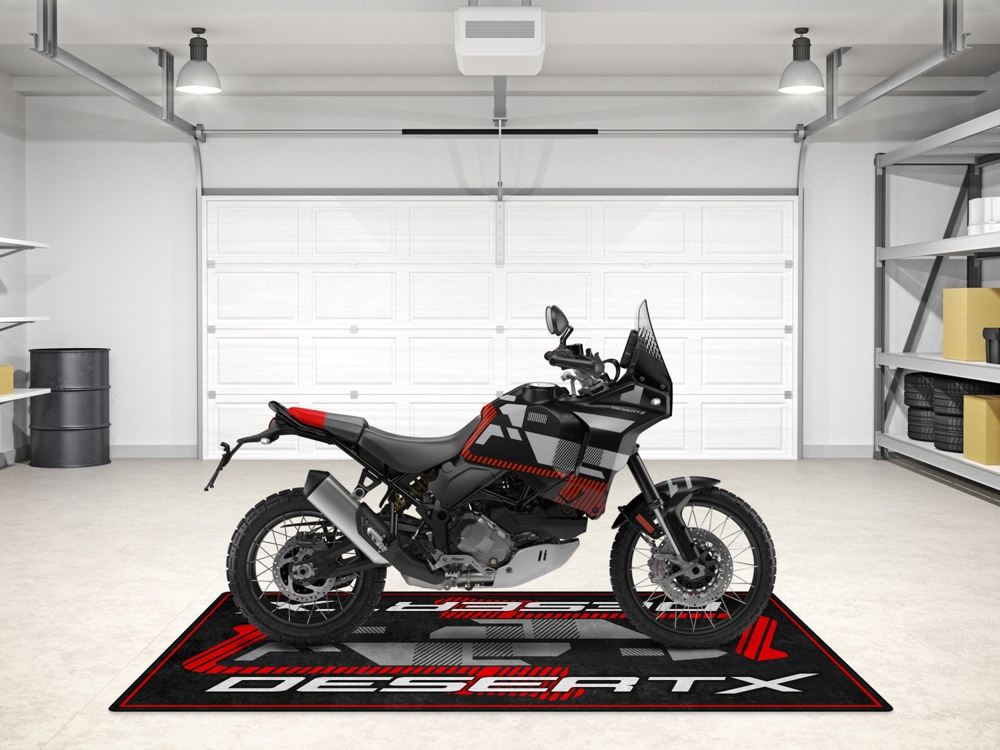Designed Pit Mat for Ducati DesertX Motorcycle - MM7168