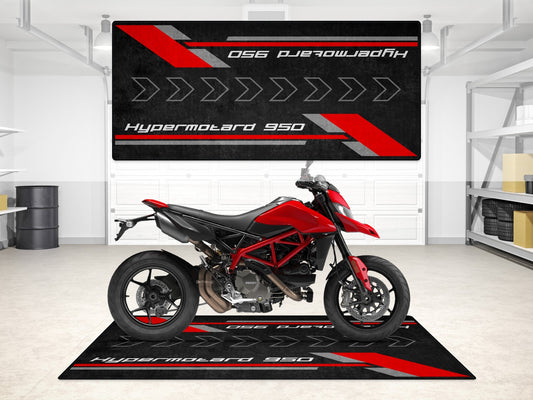 Designed Pit Mat for Ducati Hypermotard 950 Motorcycle - MM7178