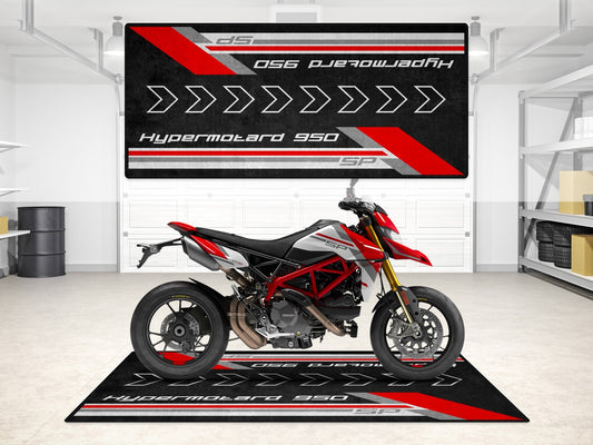 Designed Pit Mat for Ducati Hypermotard 950 SP Motorcycle - MM7257