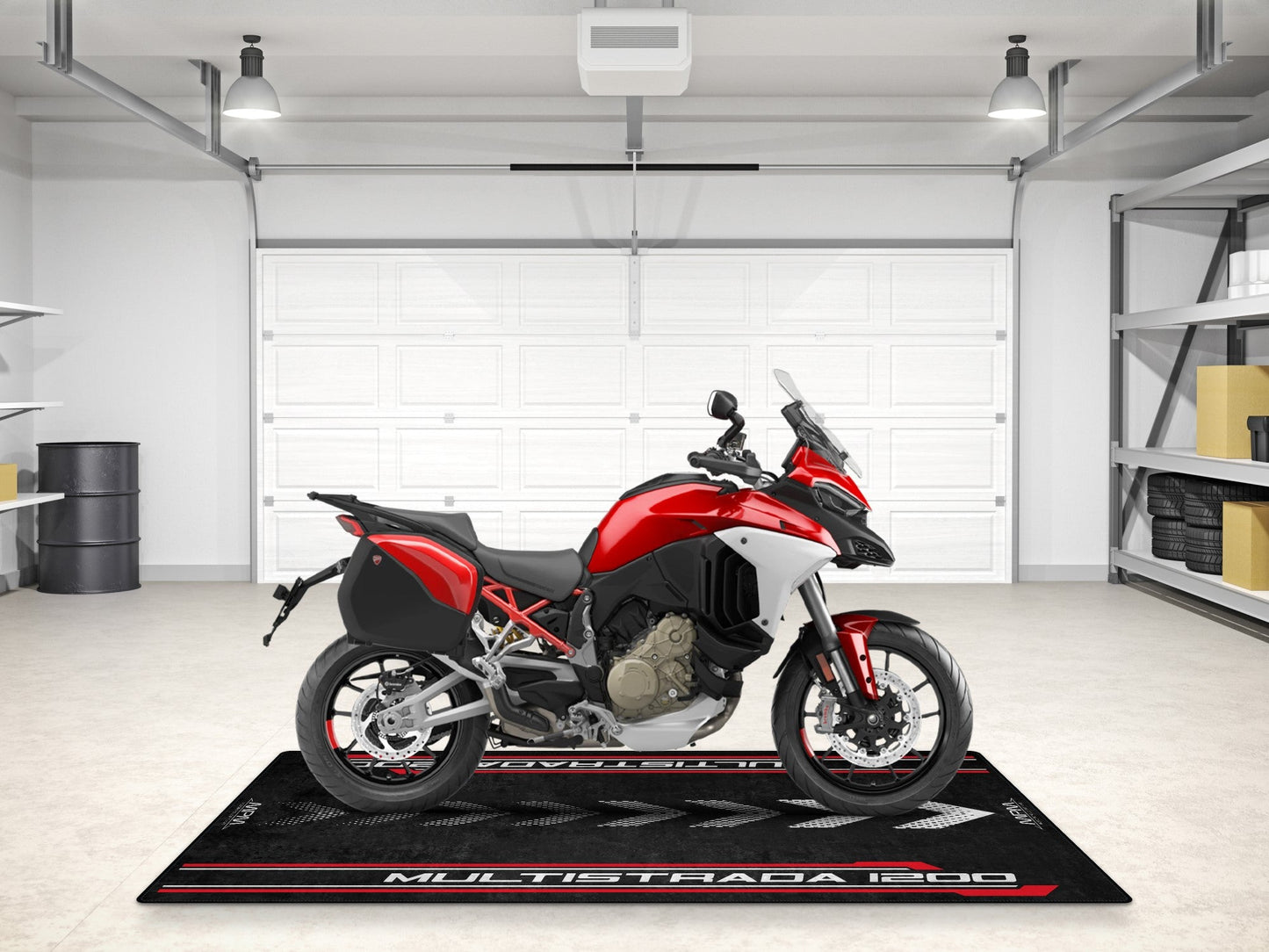 Designed Pit Mat for Ducati Multistrada 1200 Motorcycle - MM7180