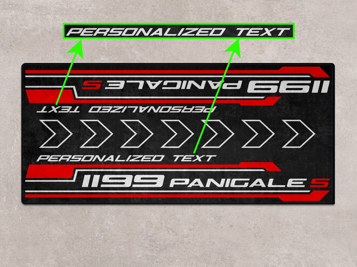 Designed Pit Mat for Ducati 1199 Panigale S Motorcycle - MM7183