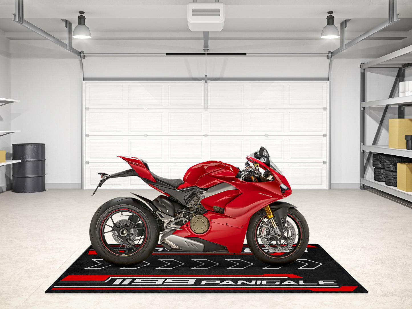 Designed Pit Mat for Ducati 1199 Panigale Motorcycle - MM7182