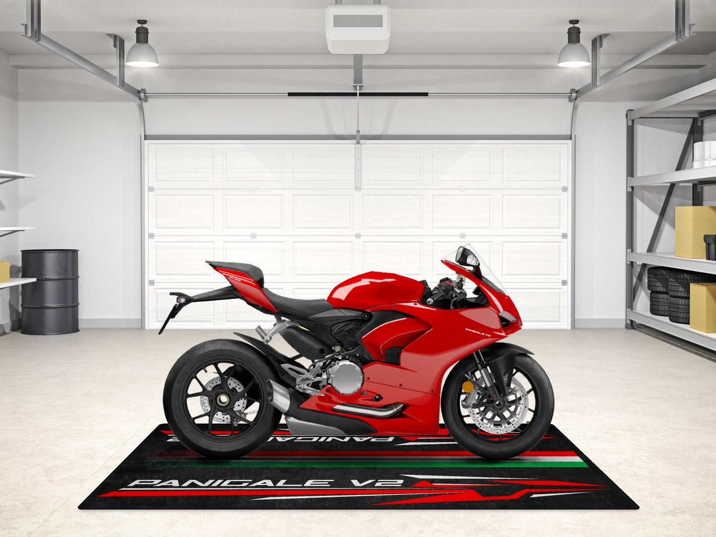 Designed Pit Mat for Ducati Panigale V2 Motorcycle - MM7186