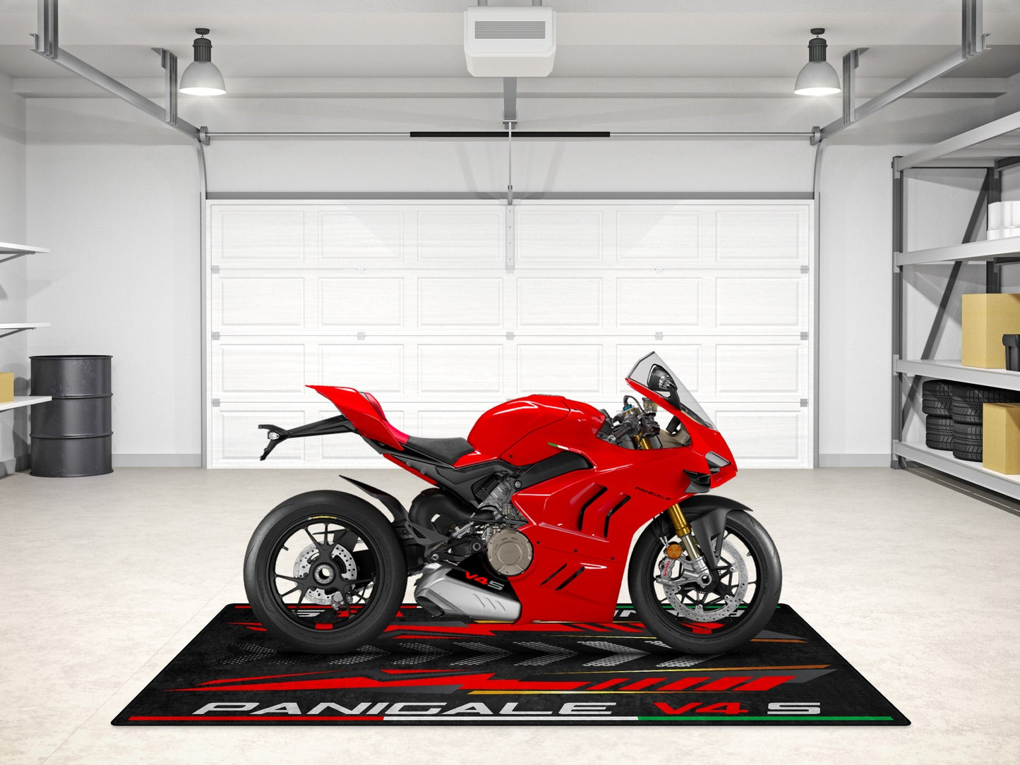 Designed Pit Mat for Ducati Panigale V4 S Motorcycle - MM7188