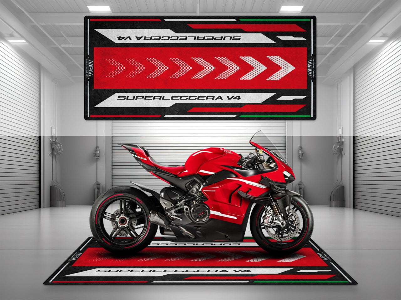 Motorcycle Mat for Ducati Superleggera V4 Motorcycle - MM4117