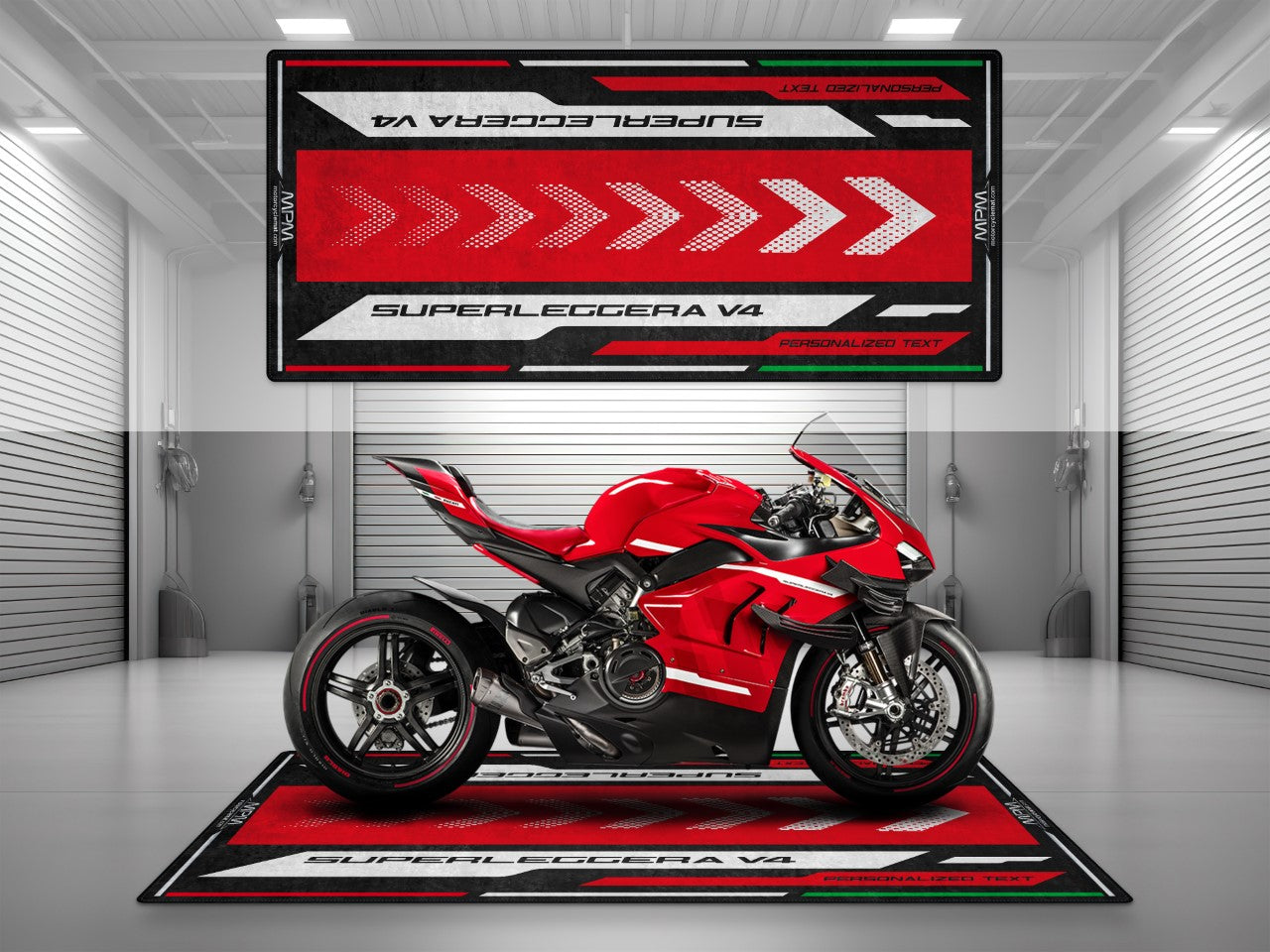 Motorcycle Mat for Ducati Superleggera V4 Motorcycle - MM4117