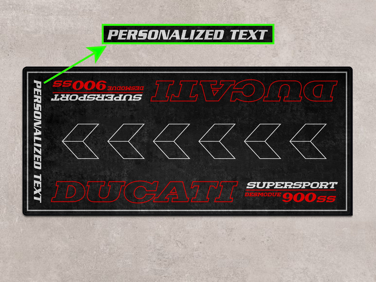 Designed Pit Mat for Ducati Supersport 900SS Motorcycle - MM7272
