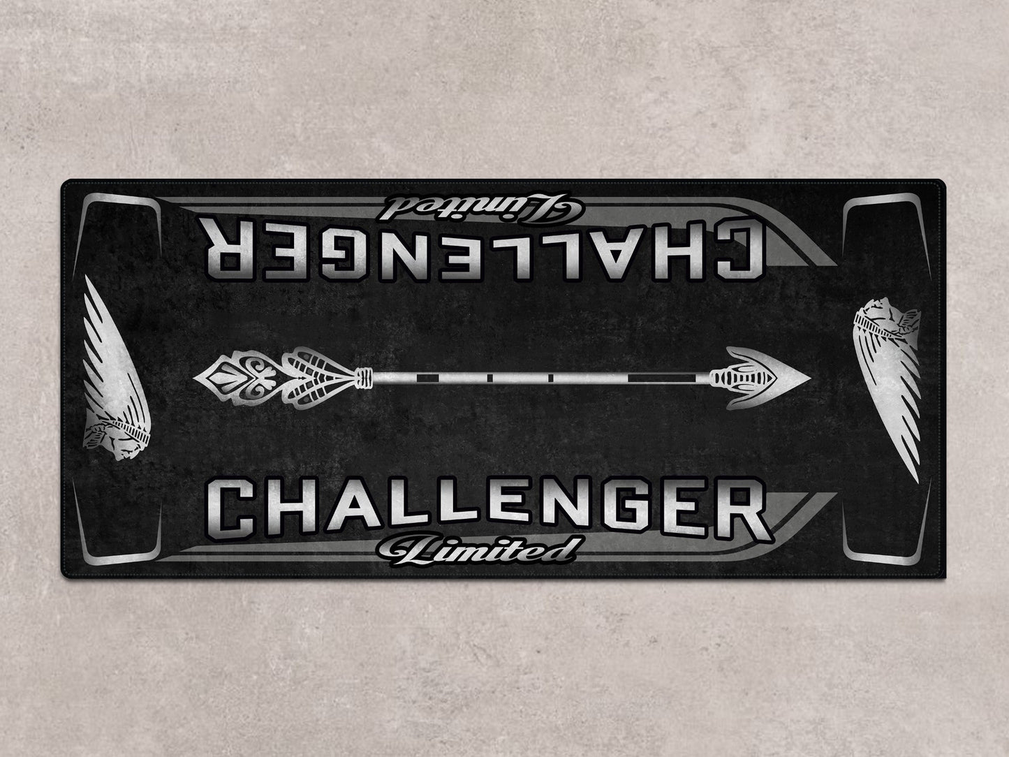 Designed Pit Mat for Indian Challenger Limited Motorcycle - MM7333