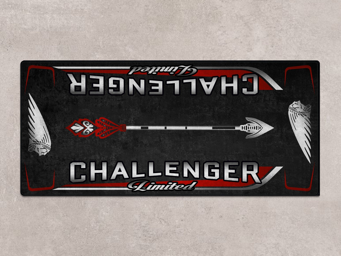 Designed Pit Mat for Indian Challenger Limited Motorcycle - MM7333