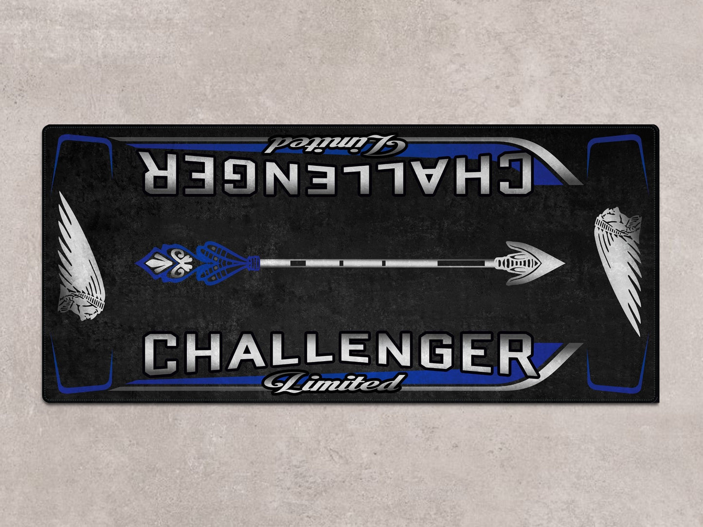 Designed Pit Mat for Indian Challenger Limited Motorcycle - MM7333