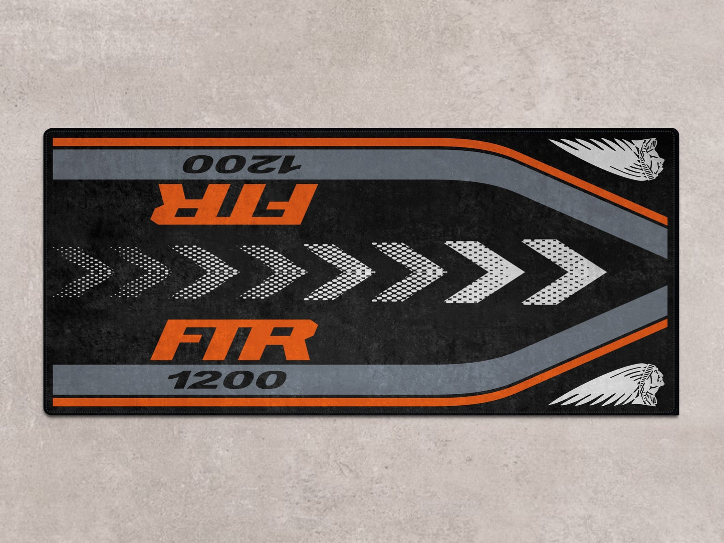 Designed Pit Mat for Indian FTR 1200 Motorcycle - MM7315