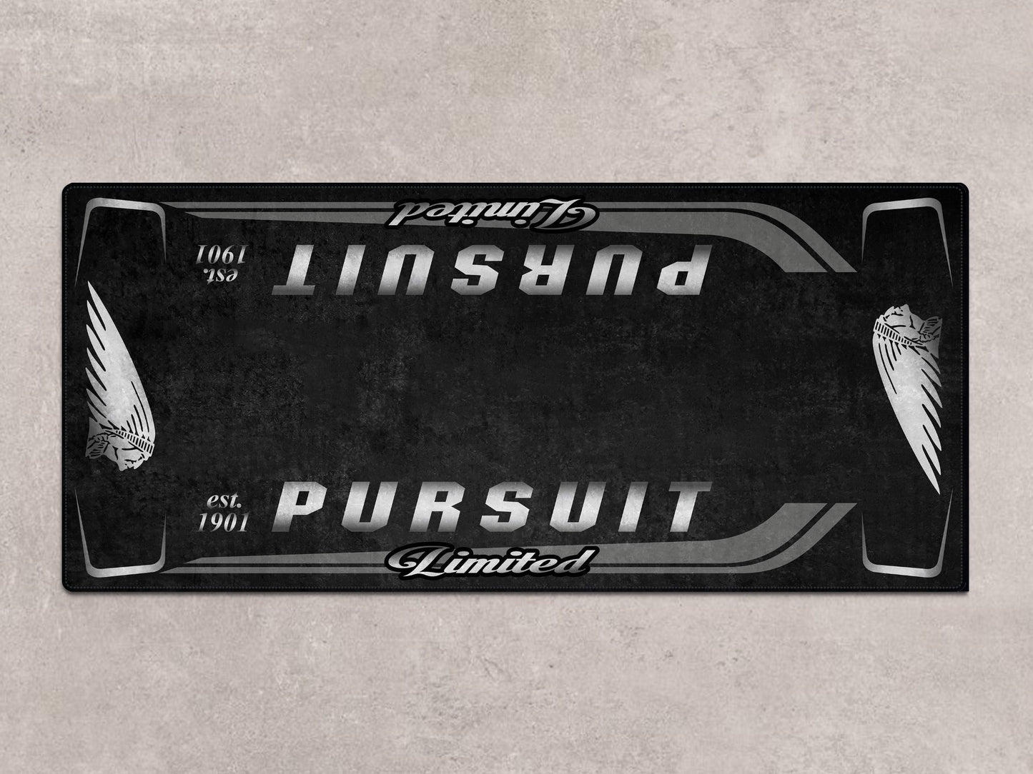 Designed Pit Mat for Indian Pursuit Limited Motorcycle - MM7338