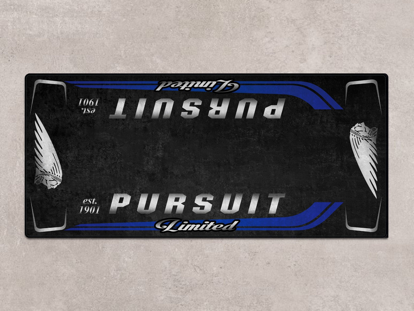 Designed Pit Mat for Indian Pursuit Limited Motorcycle - MM7338