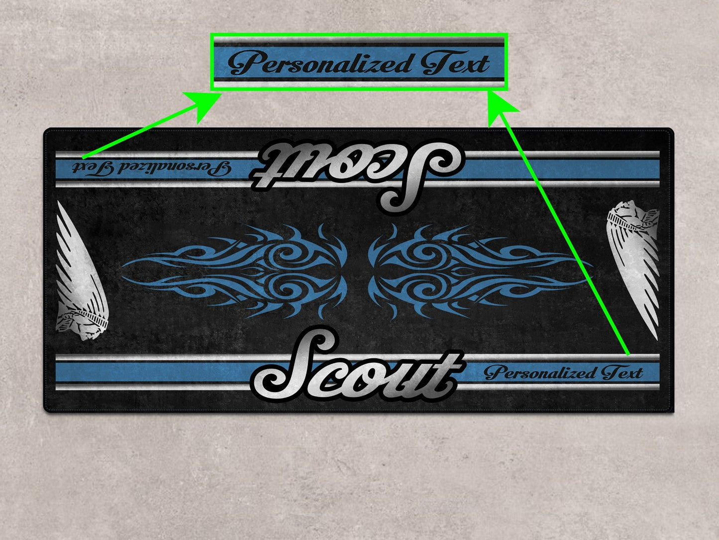 Designed Pit Mat for Indian Scout Sixty Motorcycle - MM7322