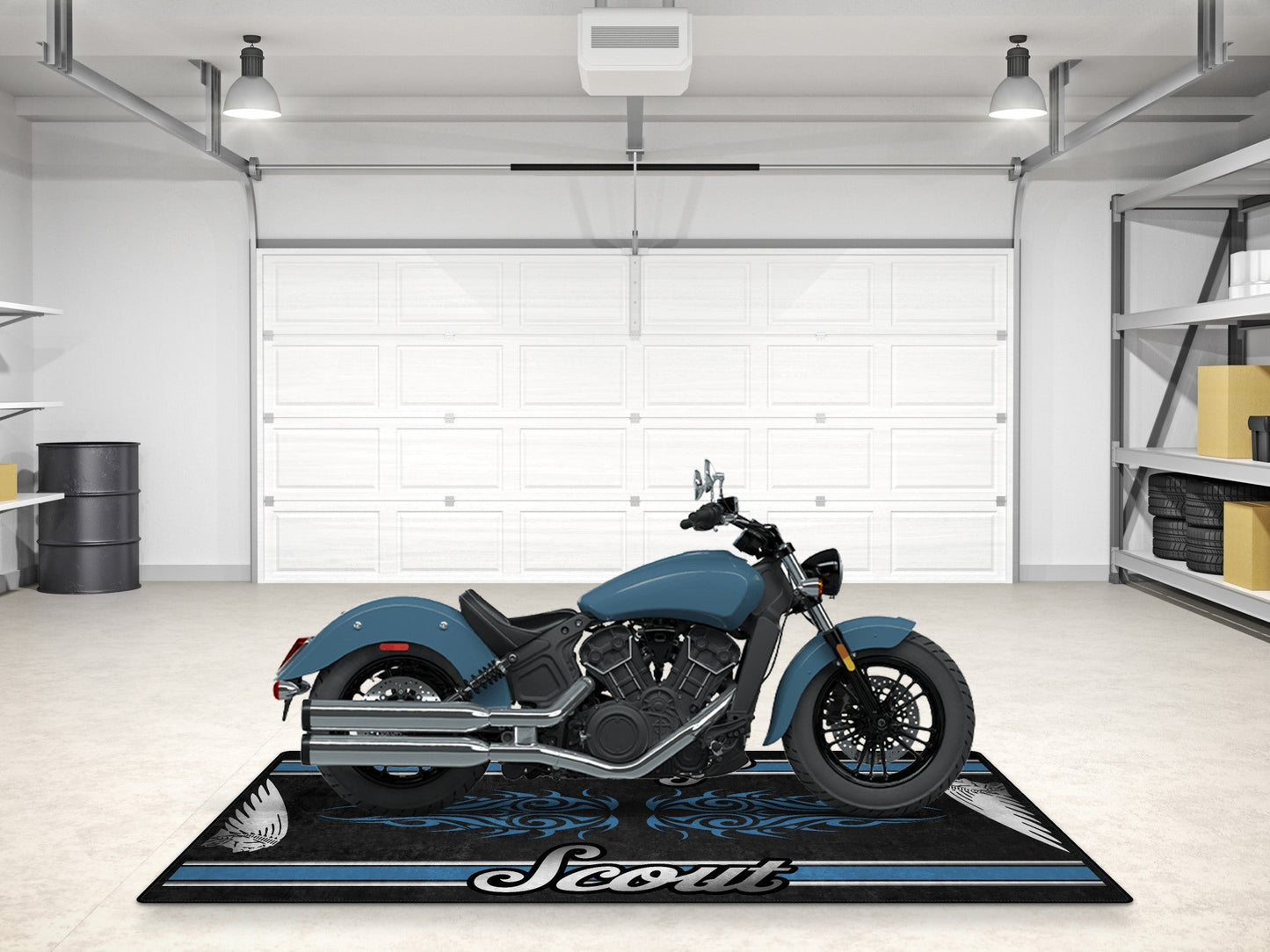 Designed Pit Mat for Indian Scout Sixty Motorcycle - MM7322