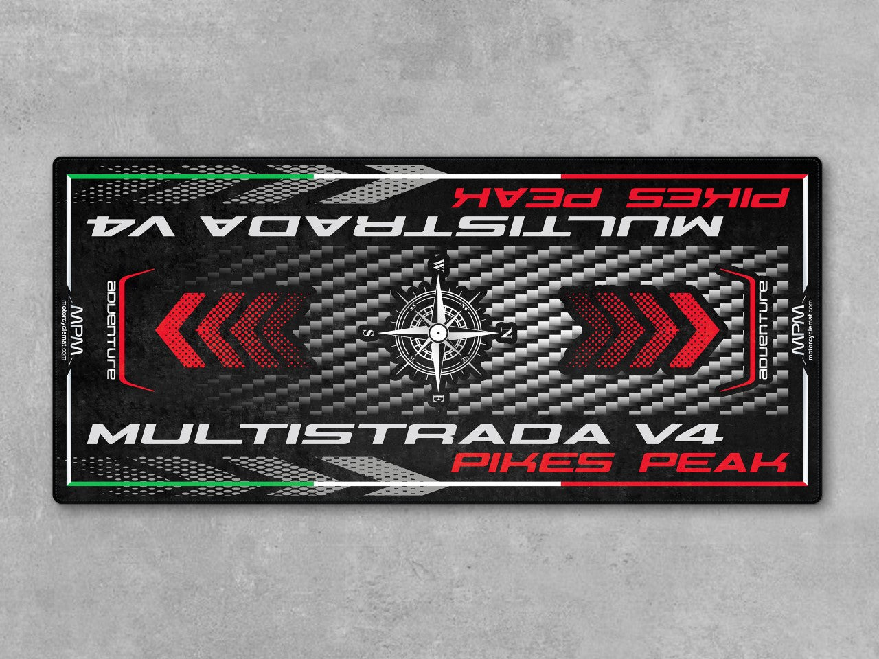Motorcycle Mat for Ducati Multistrada V4 Pikes Peak Motorcycle - MM4113