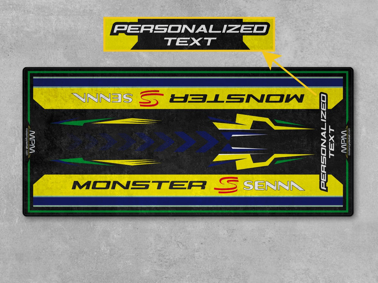 Motorcycle Mat for Ducati Monster Senna Motorcycle - MM4107