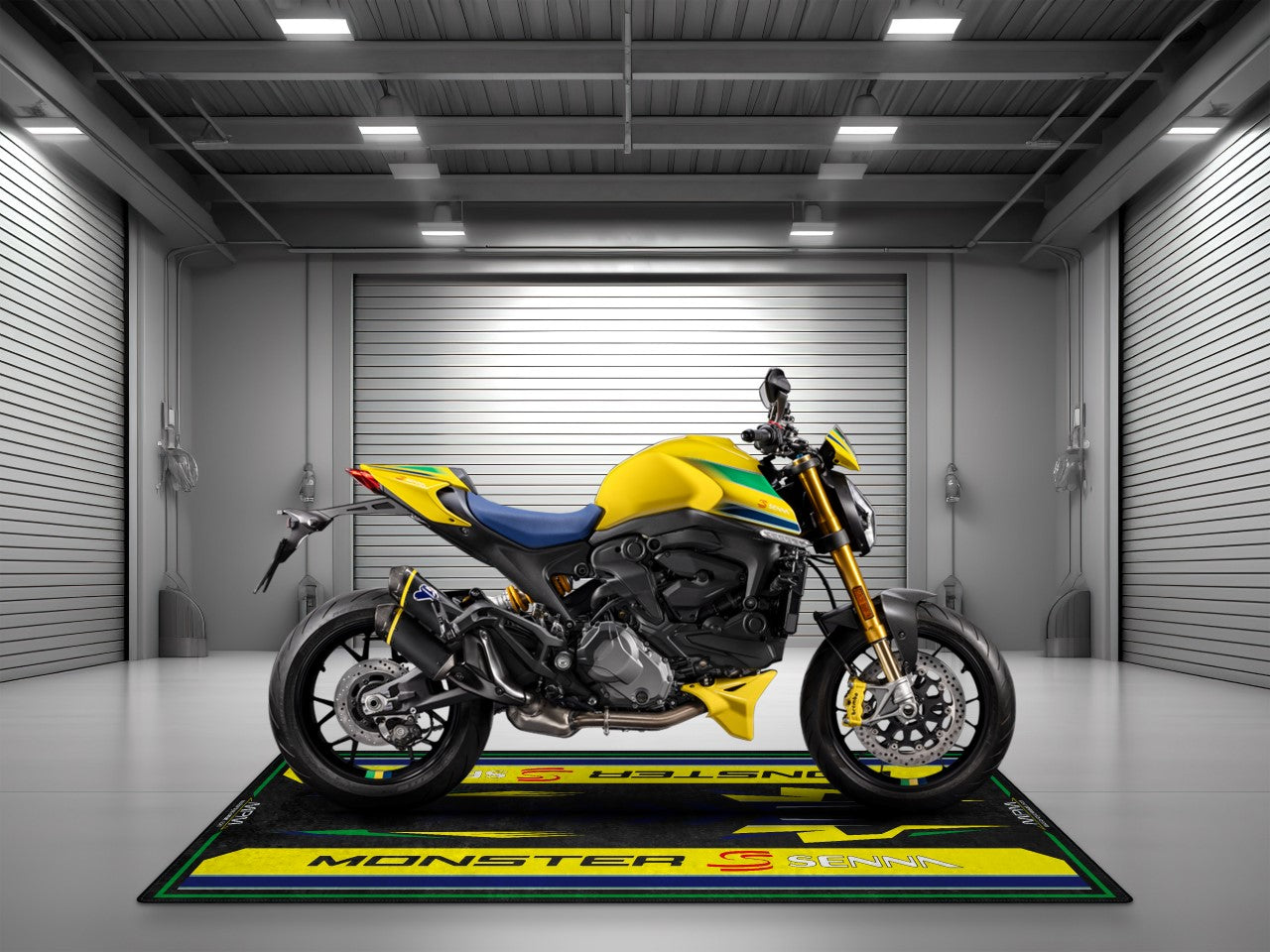 Motorcycle Mat for Ducati Monster Senna Motorcycle - MM4107