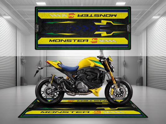 Motorcycle Mat for Ducati Monster Senna Motorcycle - MM4107