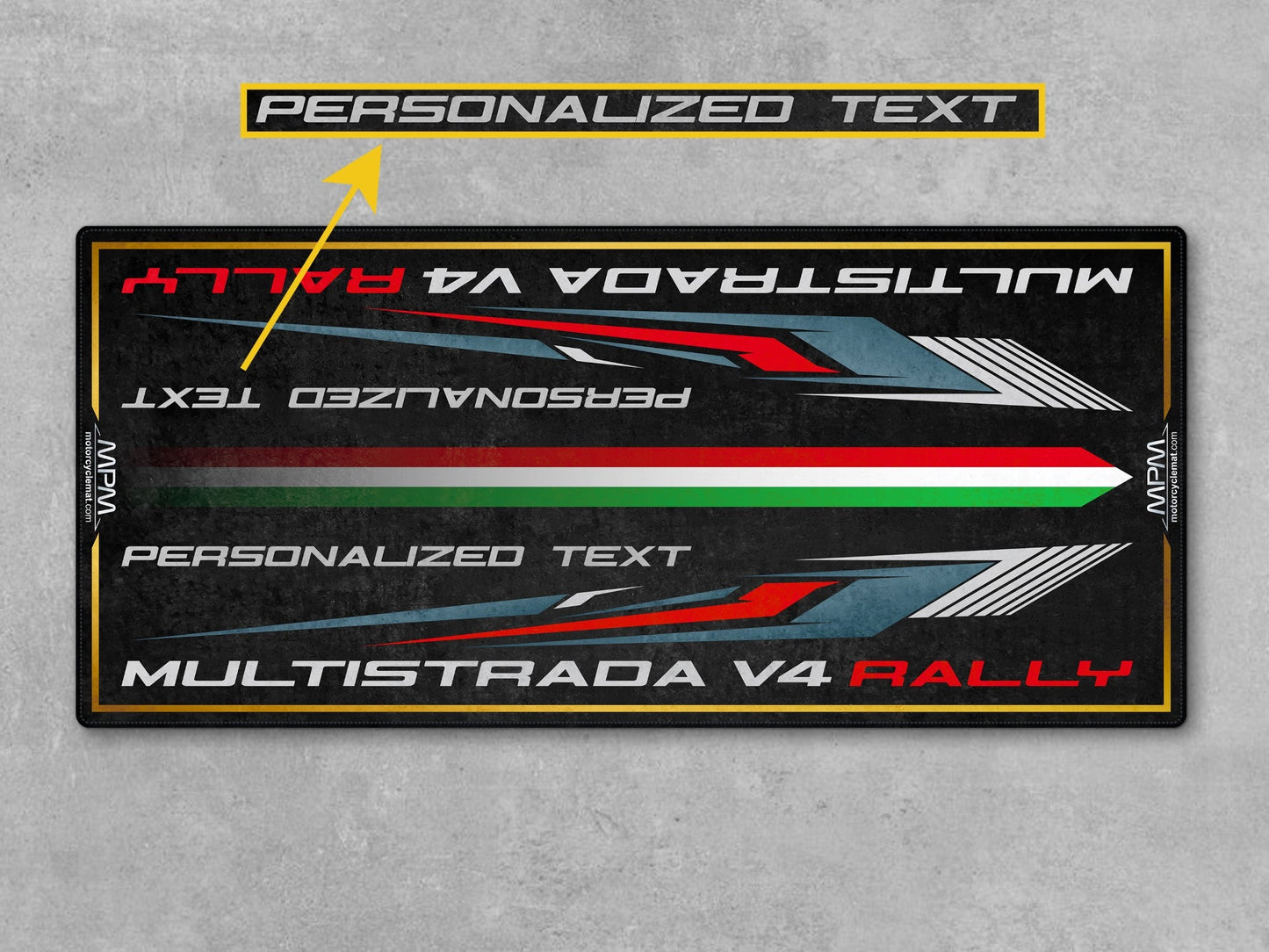 Motorcycle Mat for Ducati Multistrada V4 Rally Motorcycle - MM4111
