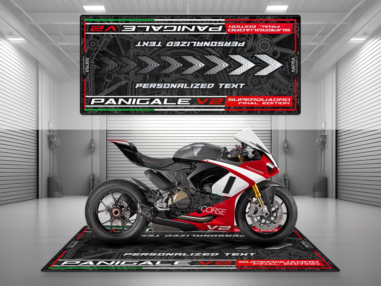 Motorcycle Mat for Ducati Panigale V2 Superquadro Final Edition Motorcycle - MM4108