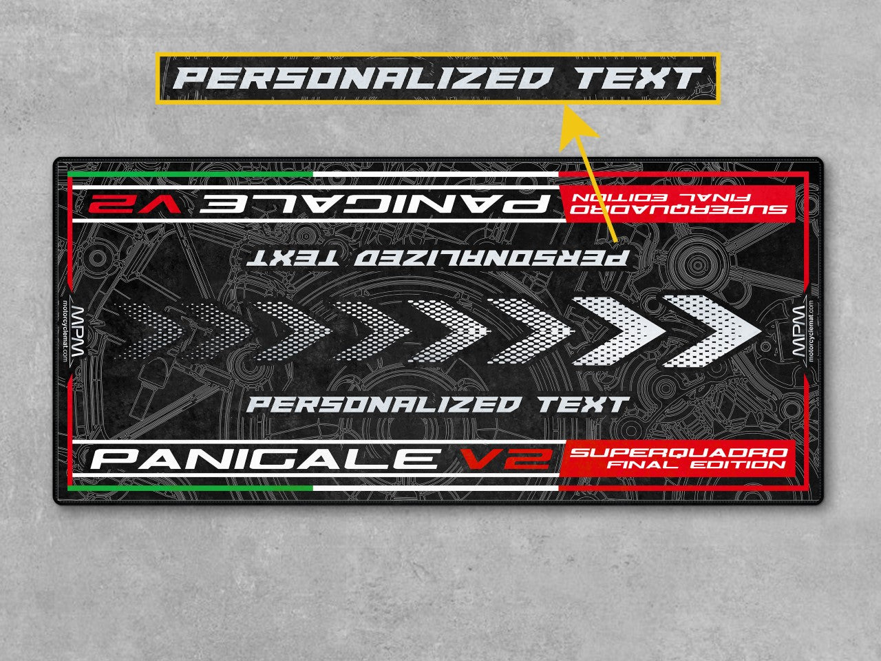 Motorcycle Mat for Ducati Panigale V2 Superquadro Final Edition Motorcycle - MM4108