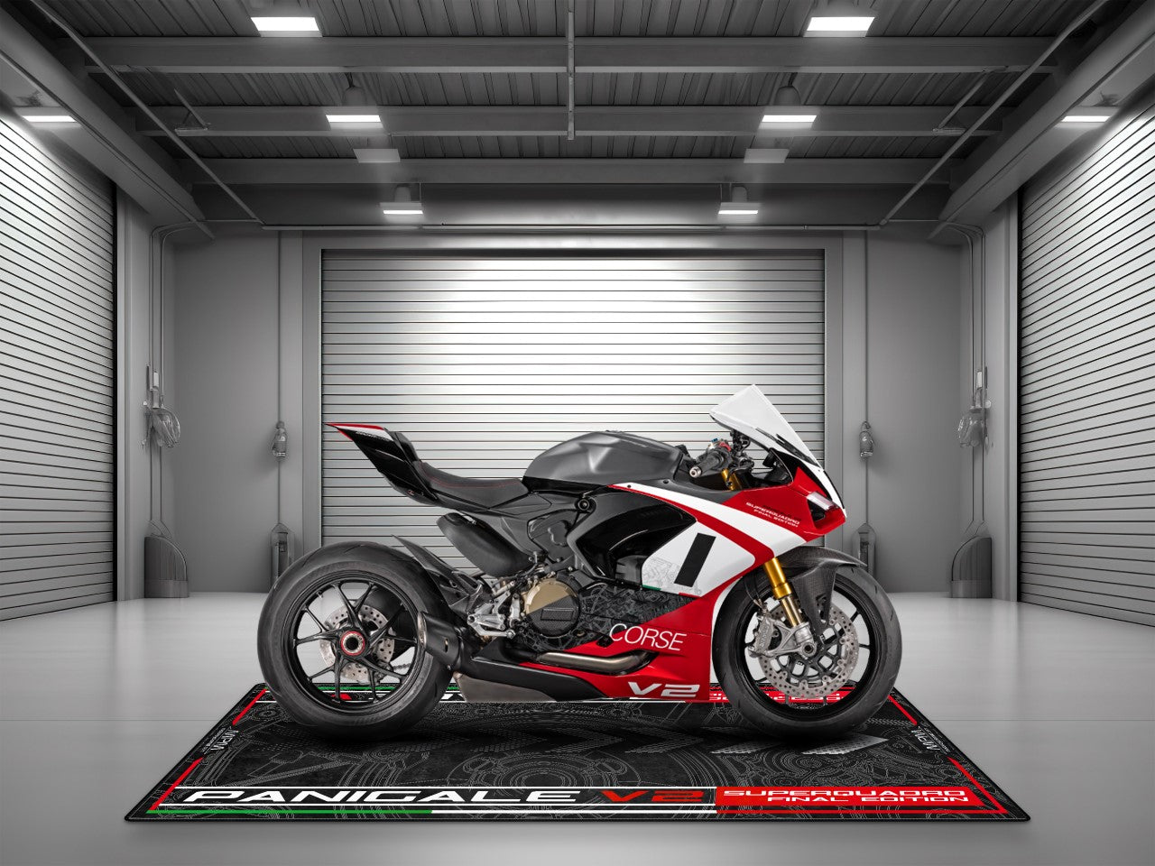 Motorcycle Mat for Ducati Panigale V2 Superquadro Final Edition Motorcycle - MM4108