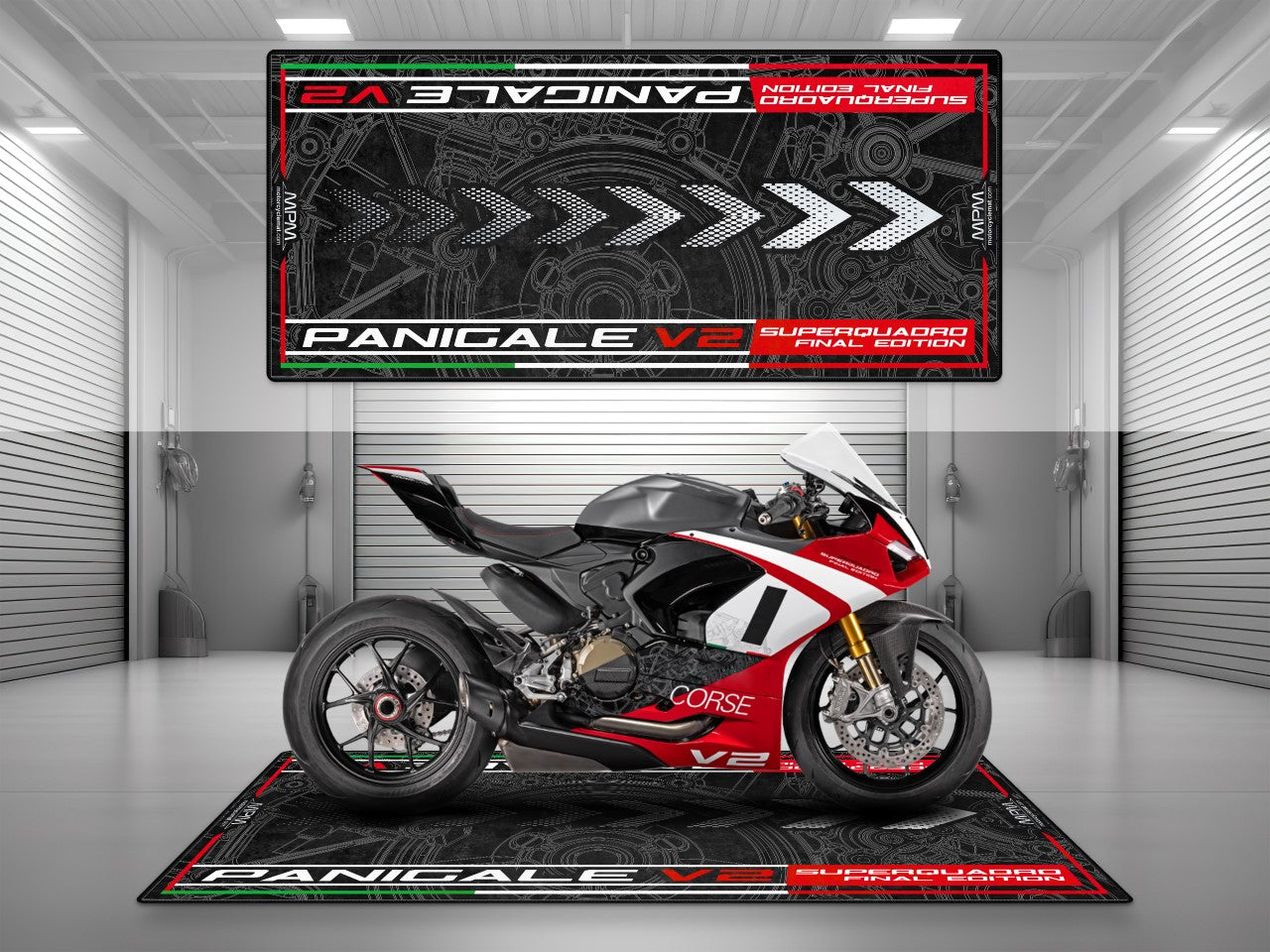 Motorcycle Mat for Ducati Panigale V2 Superquadro Final Edition Motorcycle - MM4108