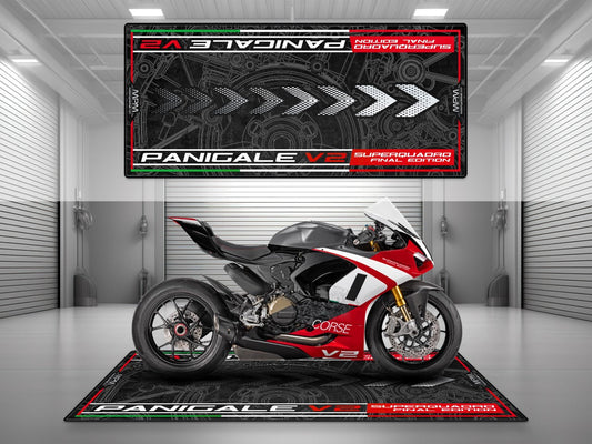 Motorcycle Mat for Ducati Panigale V2 Superquadro Final Edition Motorcycle - MM4108