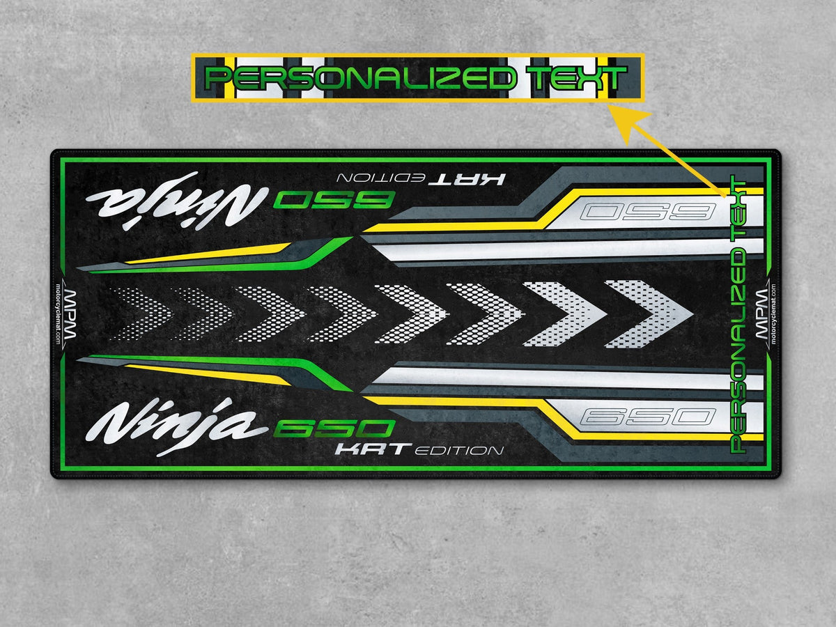 Designed Pit Mat for Kawasaki Ninja 650 KRT Edition Motorcycle - MM7389