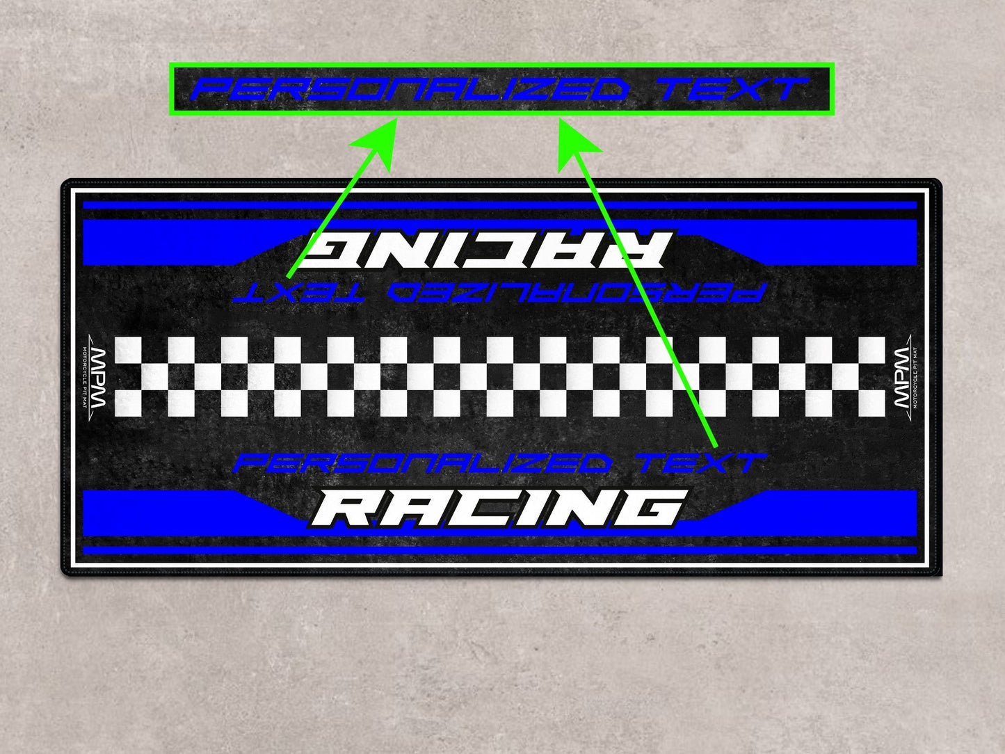Designed Pit Mat for Suzuki Motorsport Motorcycle - MM7126