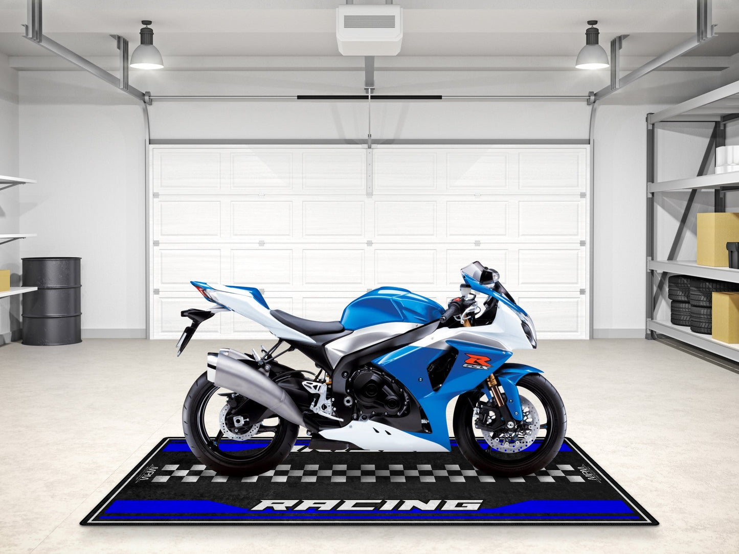 Designed Pit Mat for Suzuki Motorsport Motorcycle - MM7126