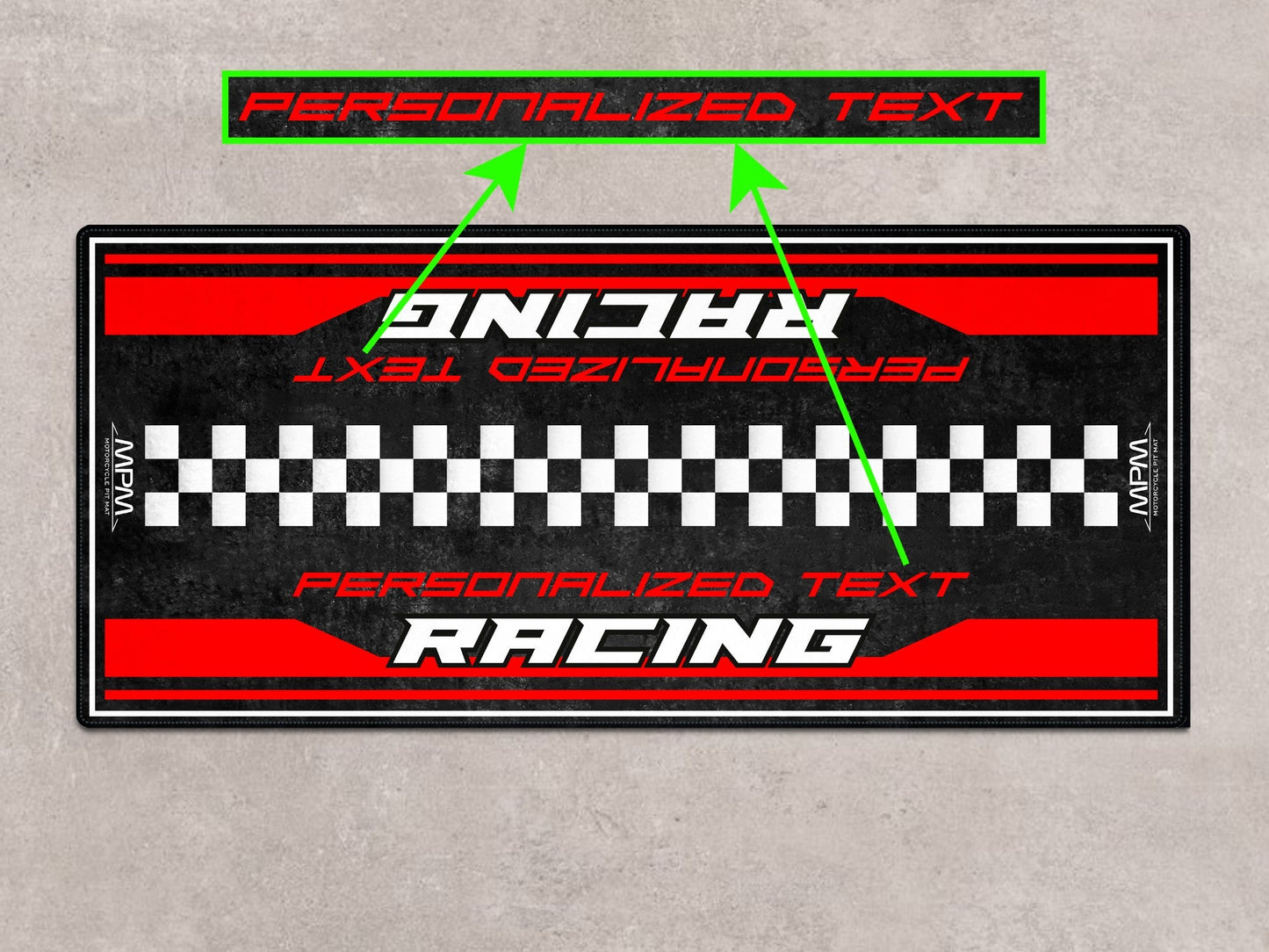 Designed Pit Mat for Suzuki Motorsport Motorcycle - MM7126