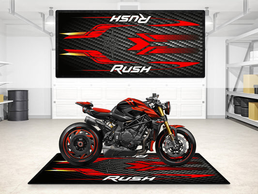 Designed Pit Mat for MV Agusta RUSH Motorcycle - MM7292