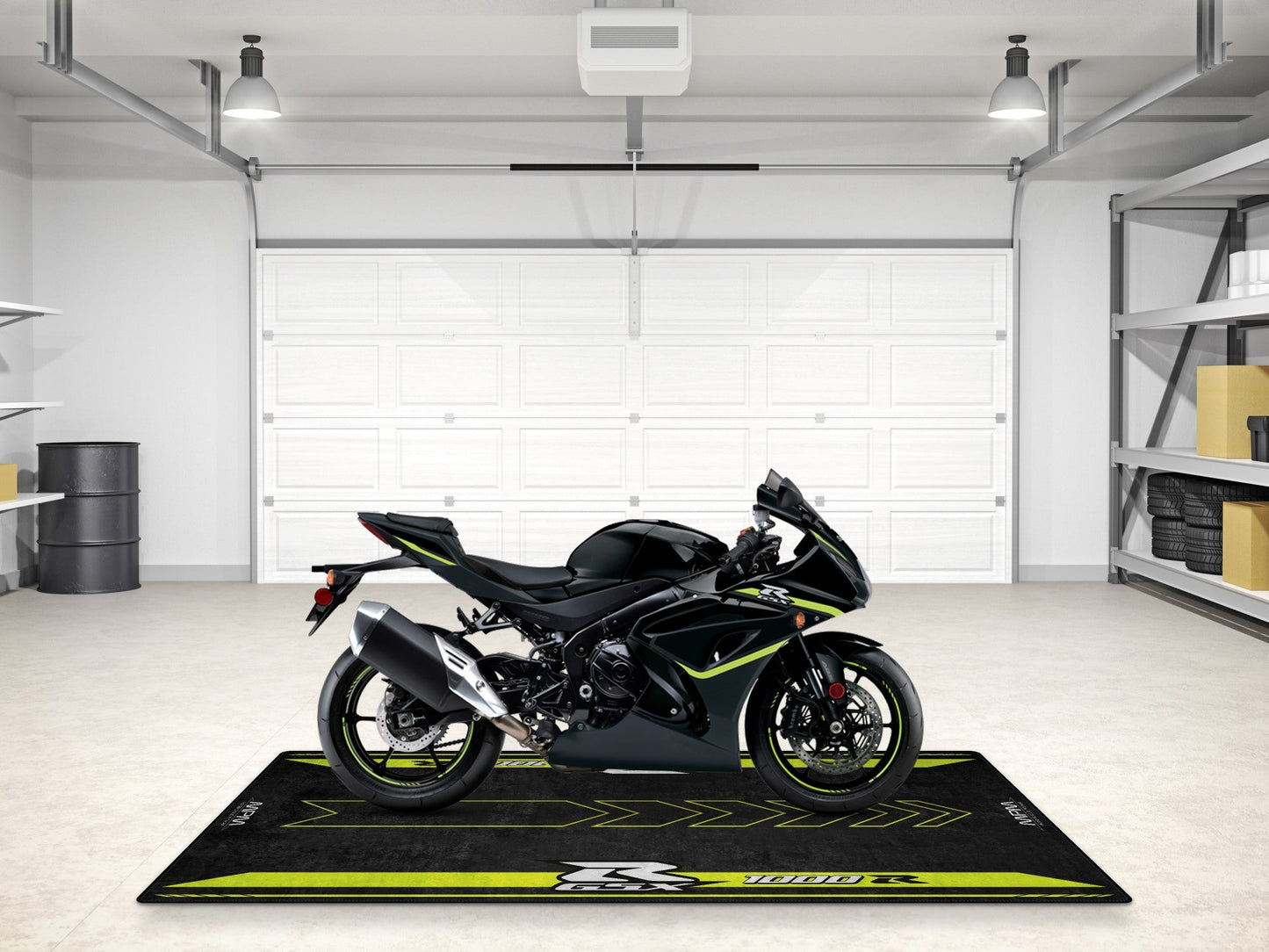 Designed Pit Mat for Suzuki Motorsport GSX-R1000R 2023 Motorcycle - MM7128