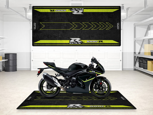 Designed Pit Mat for Suzuki Motorsport GSX-R1000R 2023 Motorcycle - MM7128