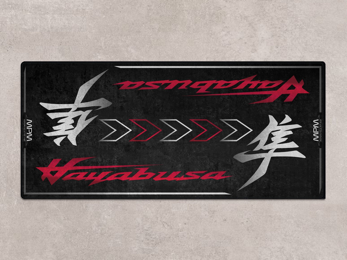 Designed Pit Mat for Suzuki Hayabusa Motorsport Motorcycle - MM7129