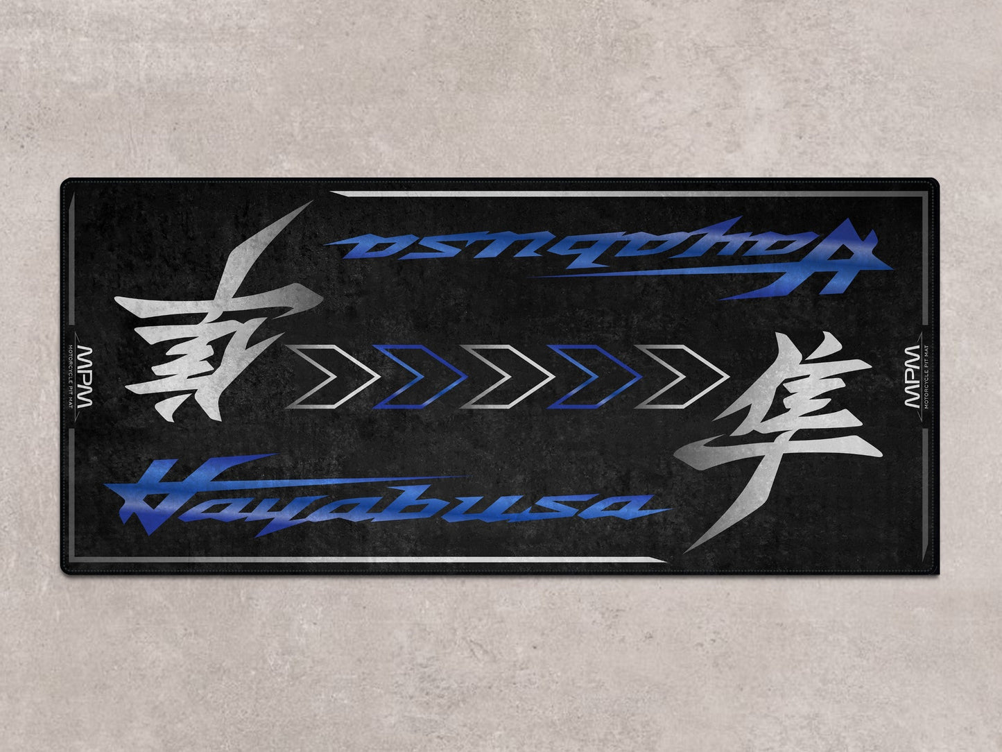 Designed Pit Mat for Suzuki Hayabusa Motorsport Motorcycle - MM7129