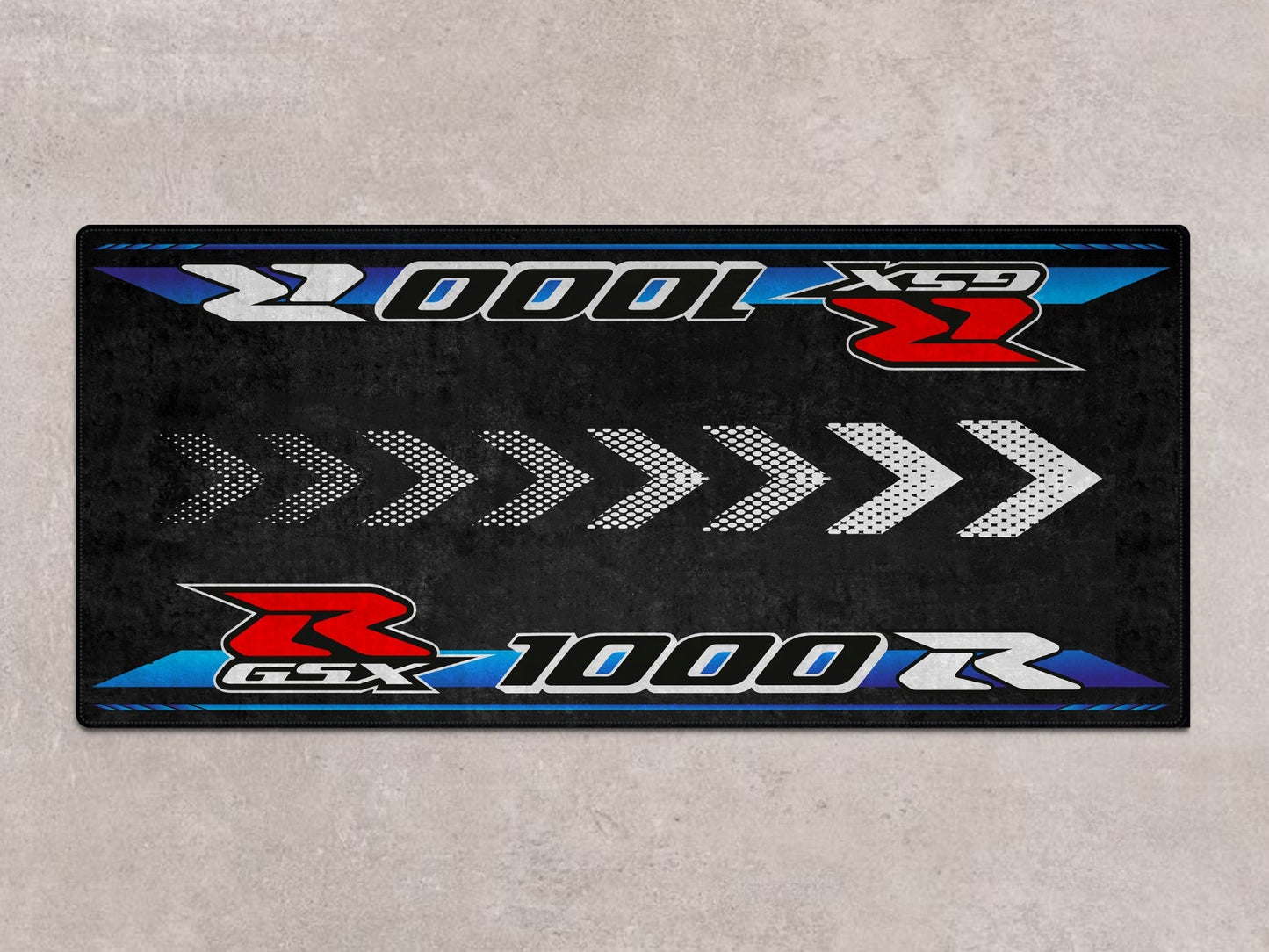 Designed Pit Mat for Suzuki Motorsport GSX - R1000R 2023 Motorcycle - MM7130