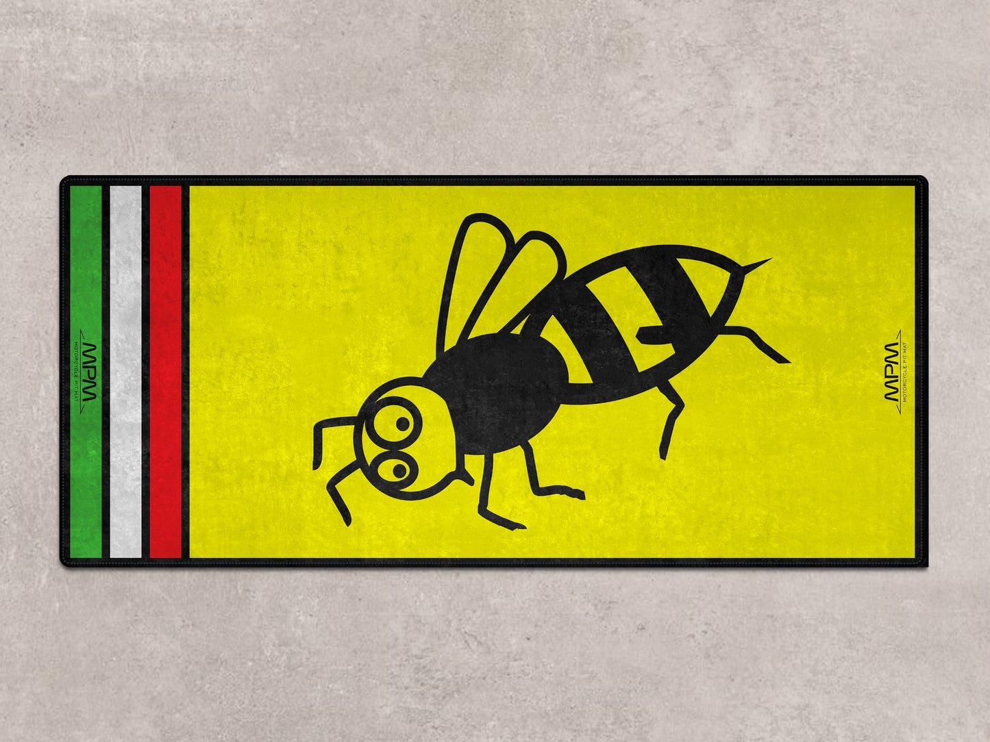 Designed Pit Mat for Vespa Bee Design Scooter Motorcycle - MM7215