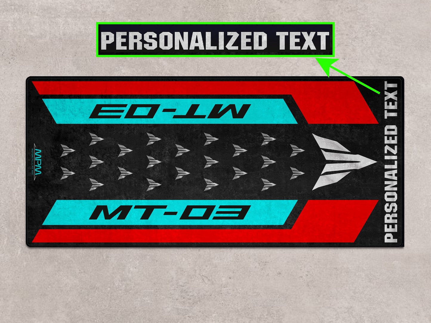 Designed Pit Mat for Yamaha MT-03 Motorcycle - MM7121