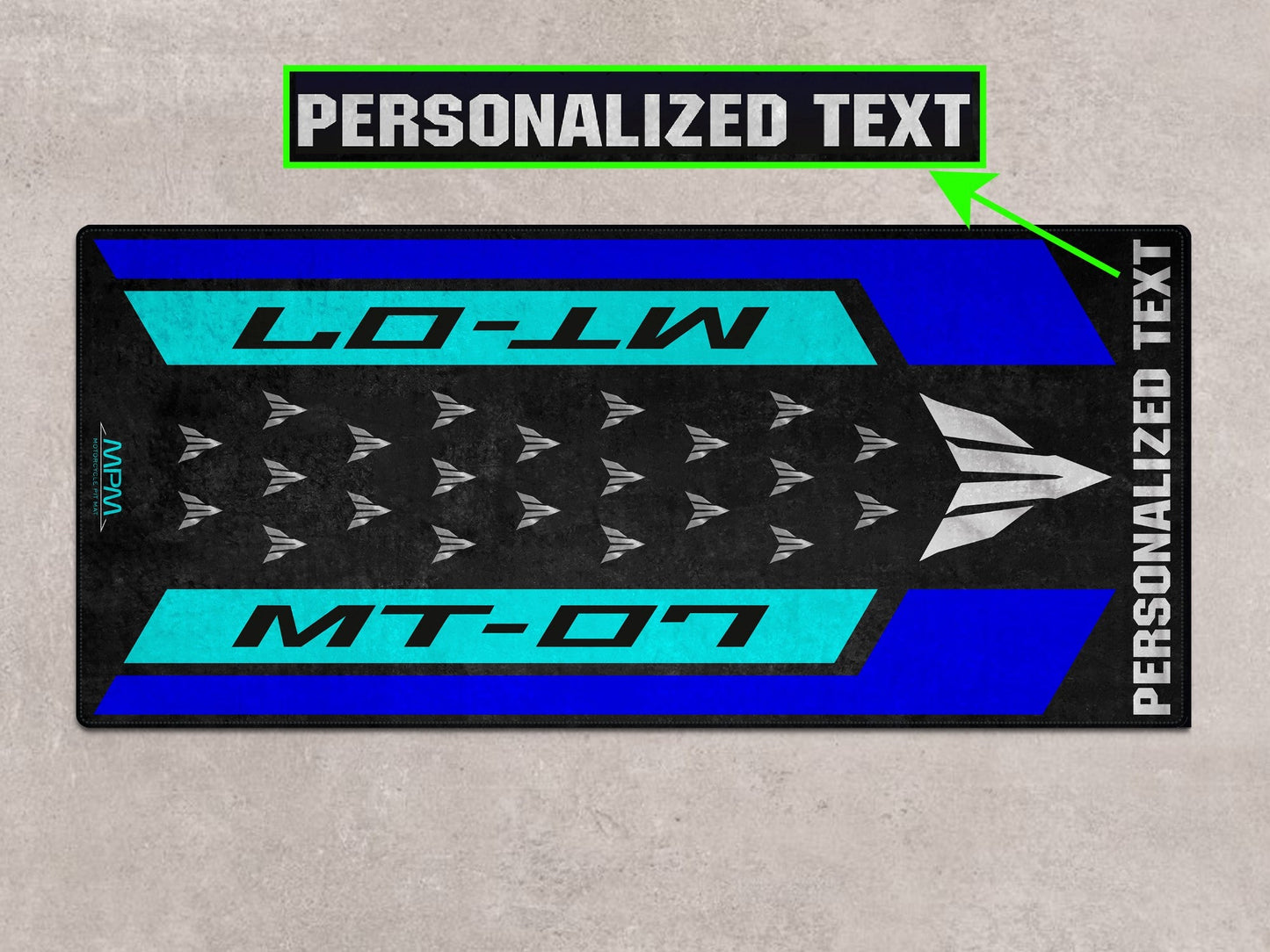 Designed Pit Mat for Yamaha MT-07 Motorcycle - MM7119